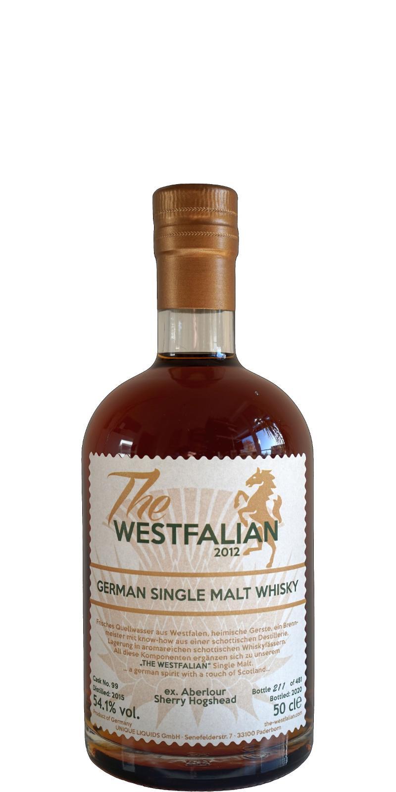 The Westfalian 2015  German Single Malt Whisky