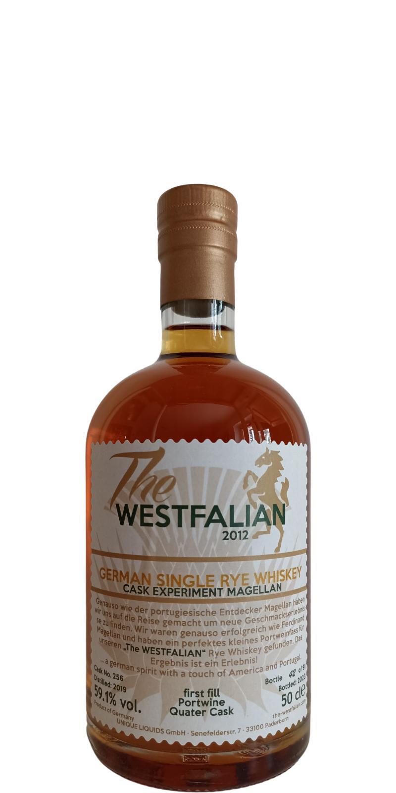 The Westfalian 2019  Cask Experiment MAGELLAN