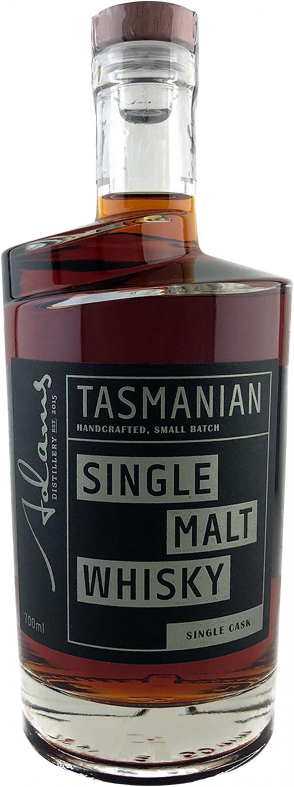 Adams Tasmanian Single Malt Whisky Pinot Noir Cask