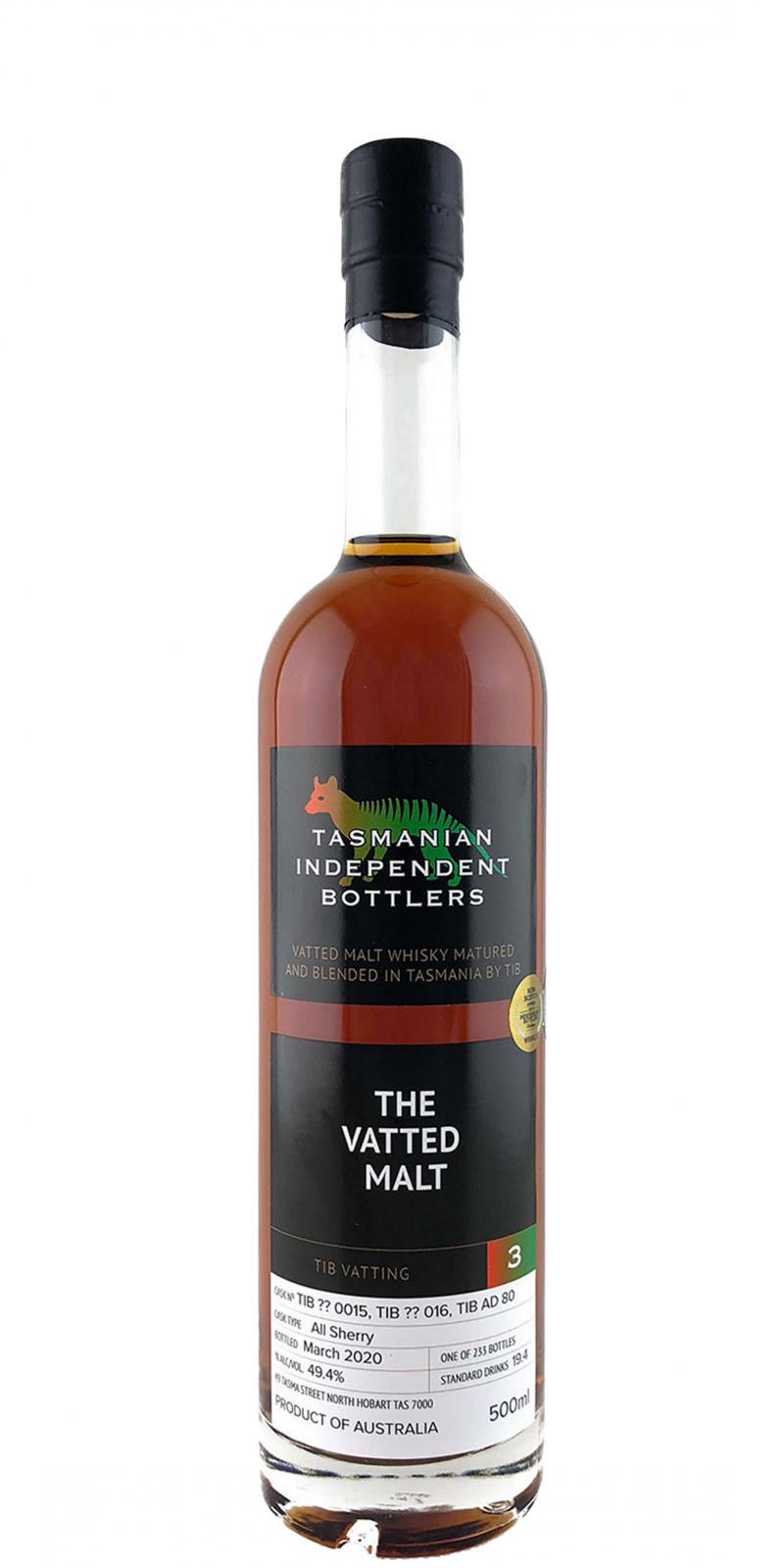 Tasmanian Independent Bottlers The Vatted Malt [3] TmIB
