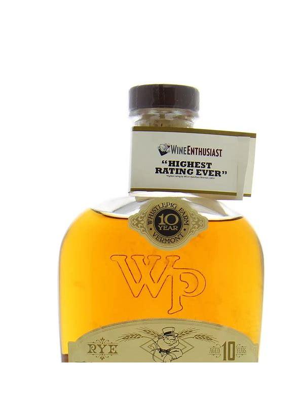 WhistlePig 15-year-old Straight Rye Whiskey