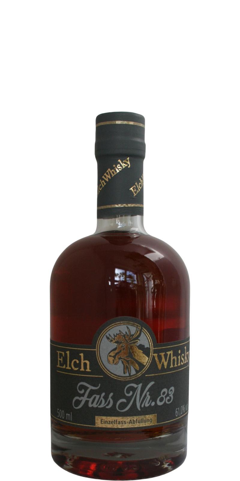 Elch Whisky 2017  Fass Nr. 83
