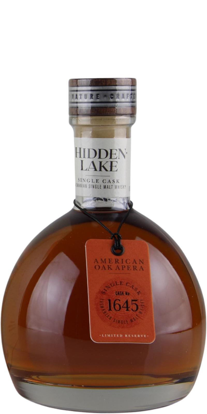Hidden Lake Tasmanian Single Malt Whisky  Single Cask