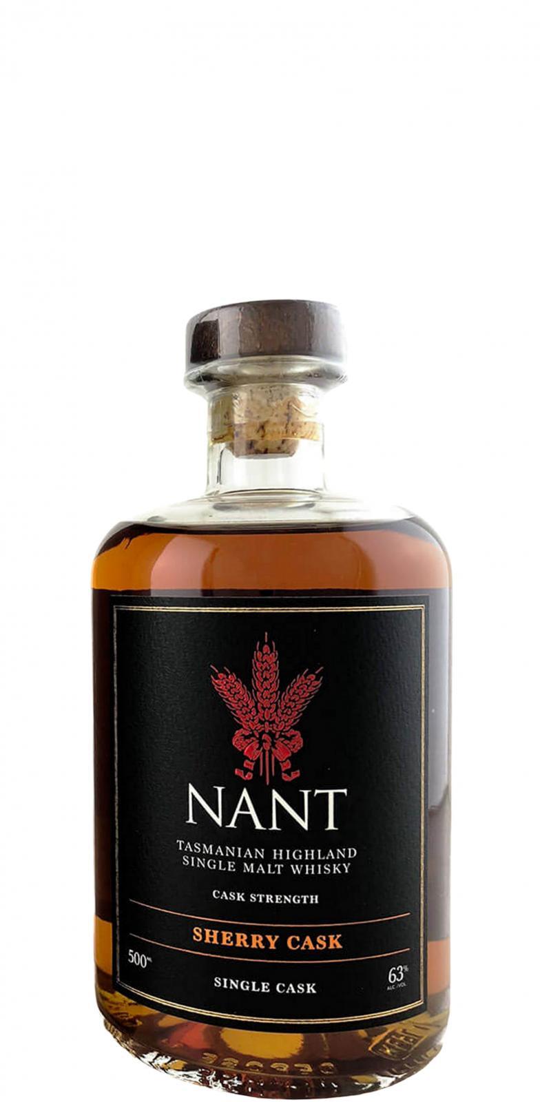 Nant Sherry Wood  Single Cask - Cask Strength