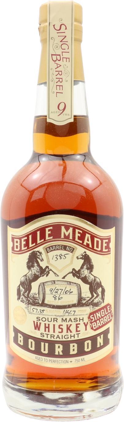 Belle Meade Bourbon 2006  Single Barrel