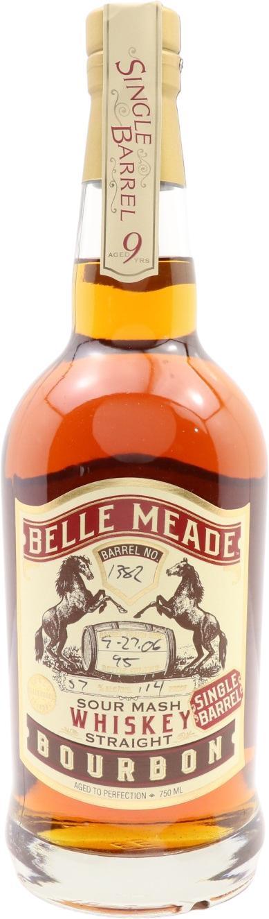 Belle Meade Bourbon 2006  Single Barrel