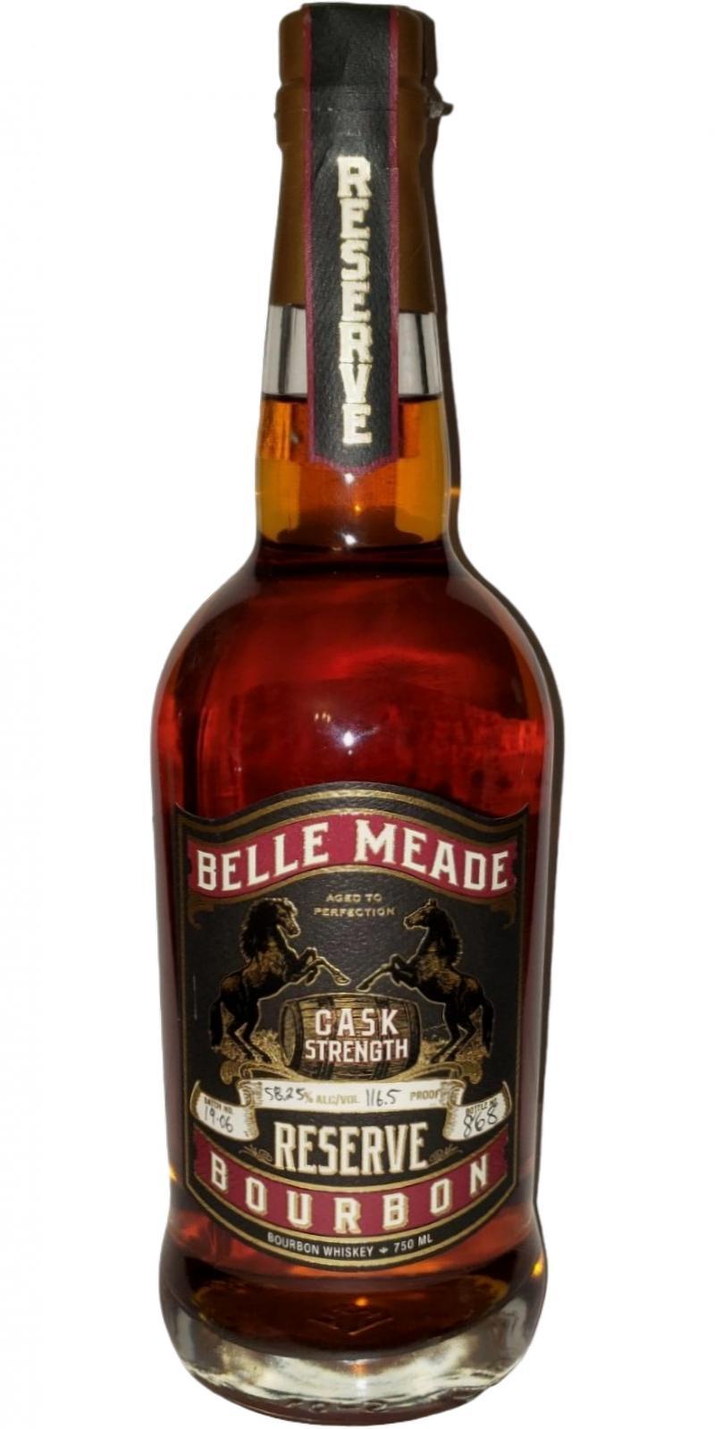 Belle Meade Bourbon Cask Strength Reserve