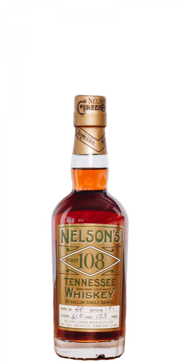 Nelson's First 108 Tennessee Whiskey  Single Barrel