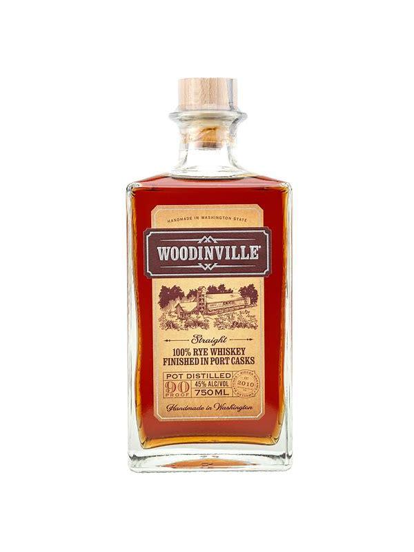 Woodinville 100% Rye Whiskey  Finished In Port Casks