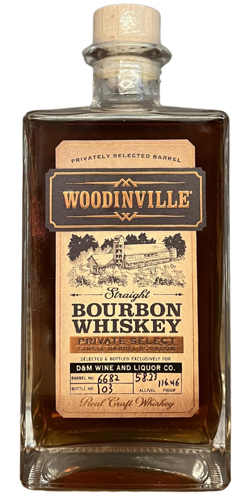 Woodinville Private Select  Single Barrel Bourbon