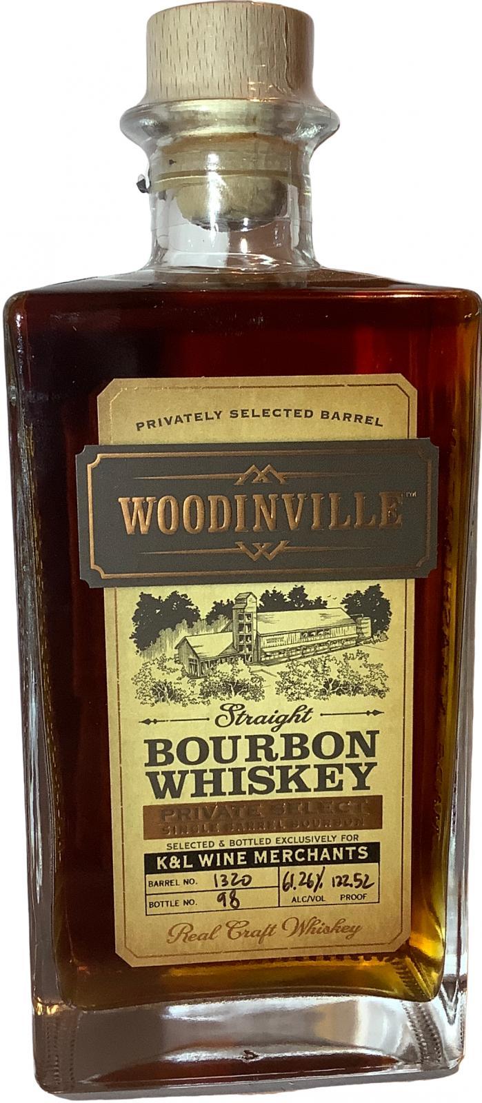 Woodinville Straight Bourbon Whiskey  Privately Selected Barrel