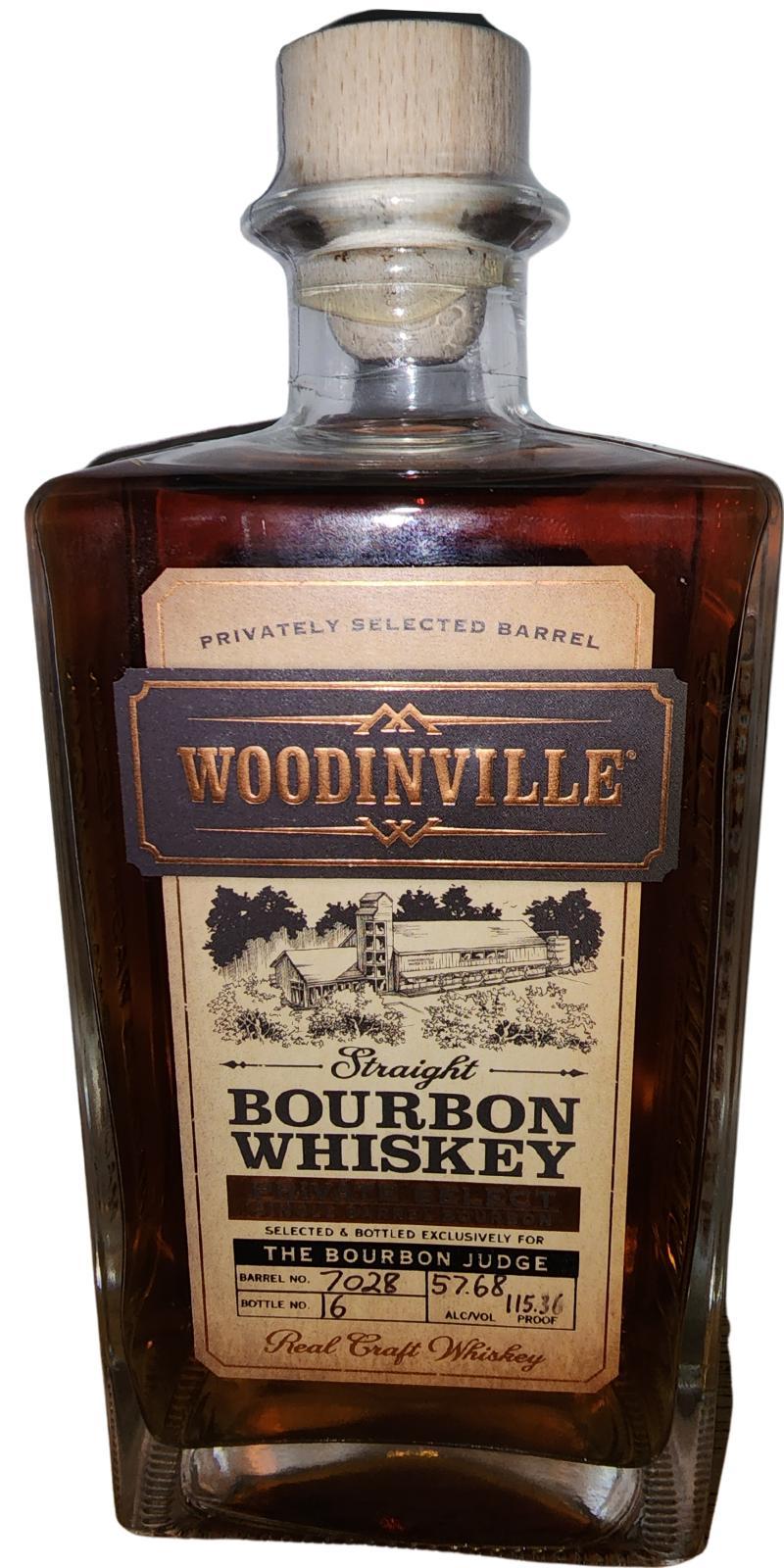 Woodinville Straight Bourbon Whiskey  Private Selection