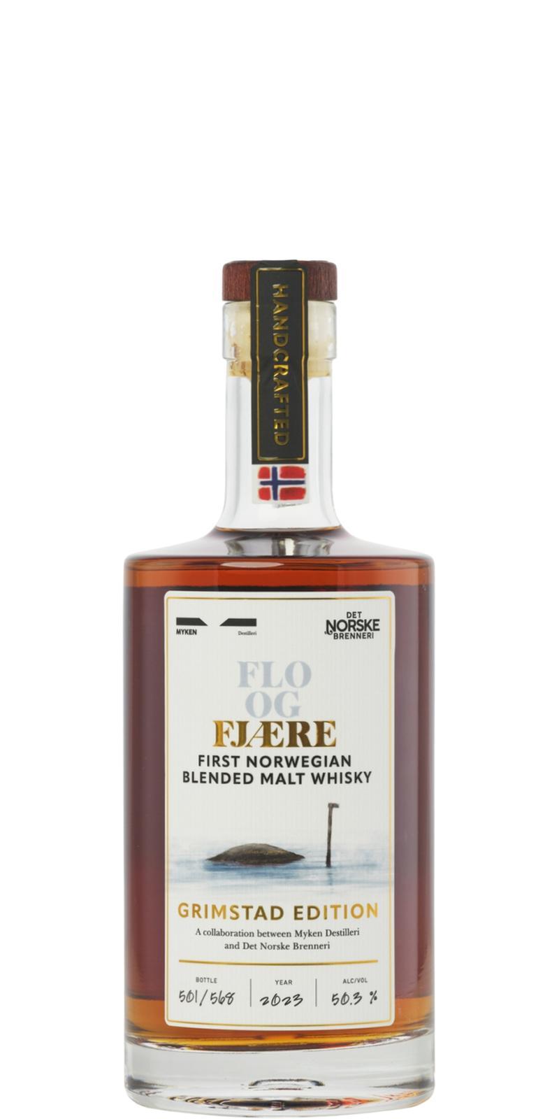 Flo og Fjære Grimstad Edition First Norwegian Blended Malt Whisky