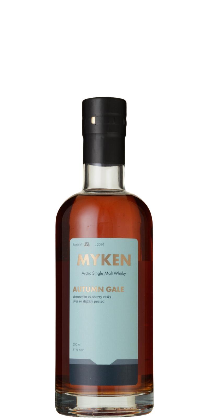 Myken Autumn Gale Arctic Single Malt Whisky