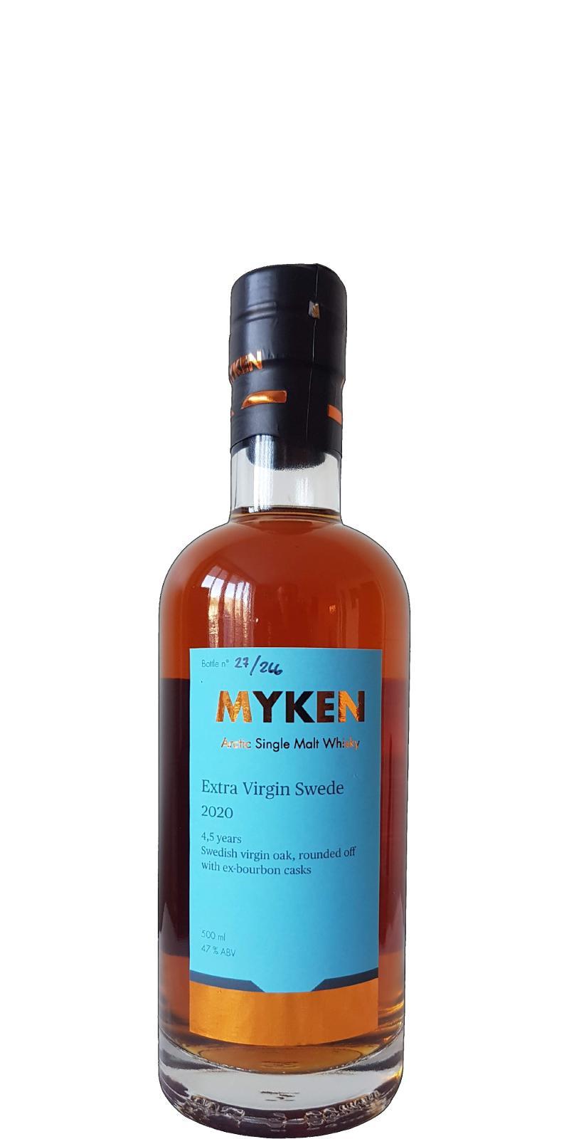 Myken Extra Virgin Swede Arctic Single Malt Whisky
