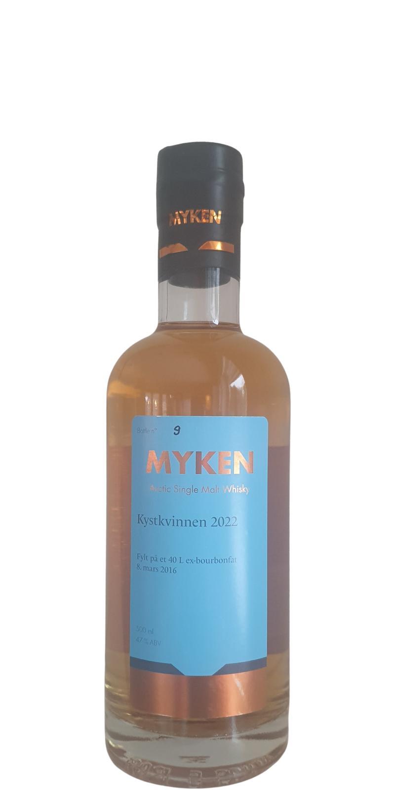 Myken Kystkvinnen Arctic Single Malt Whisky