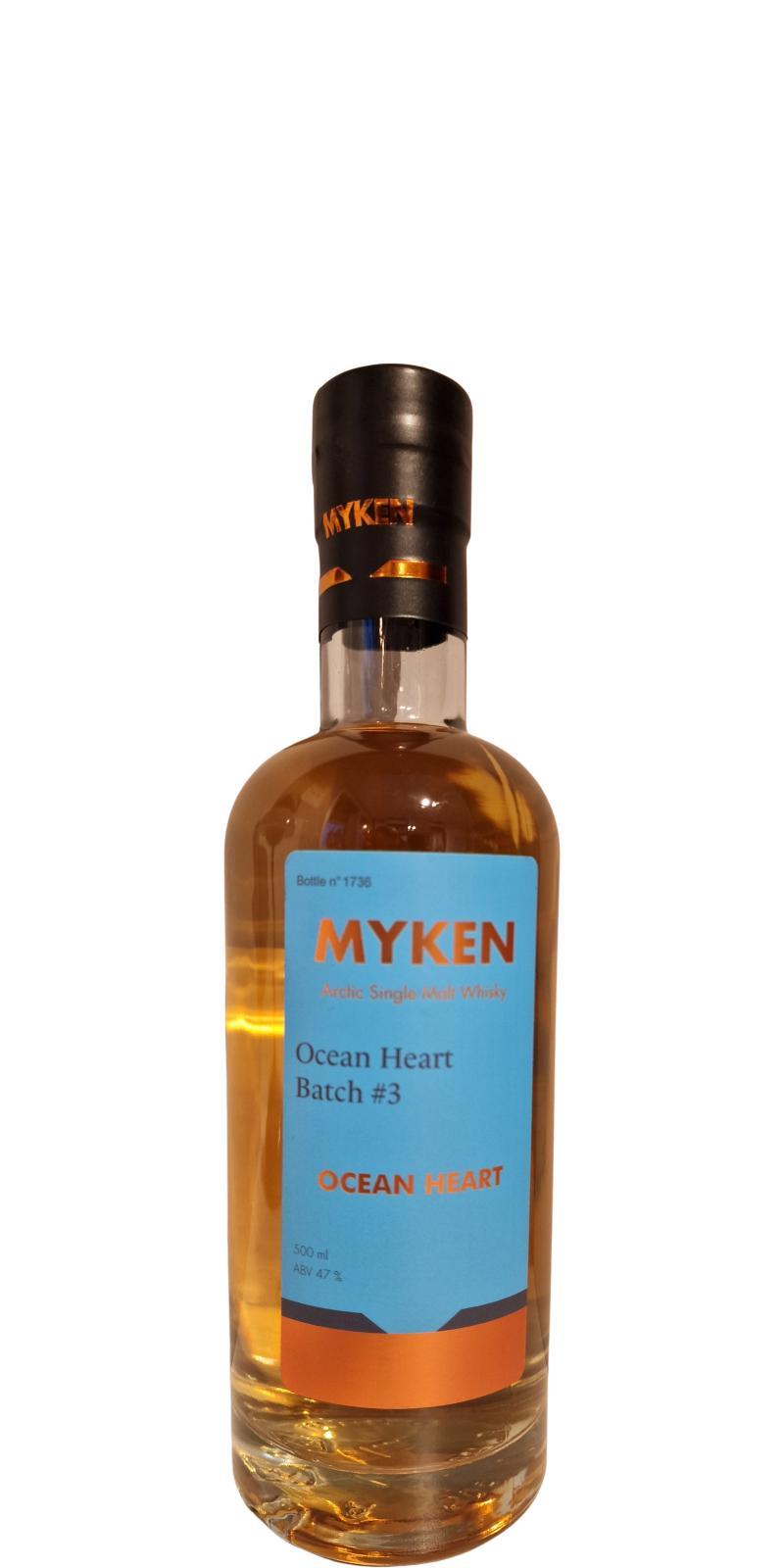 Myken Ocean Heart Arctic Single Malt Whisky