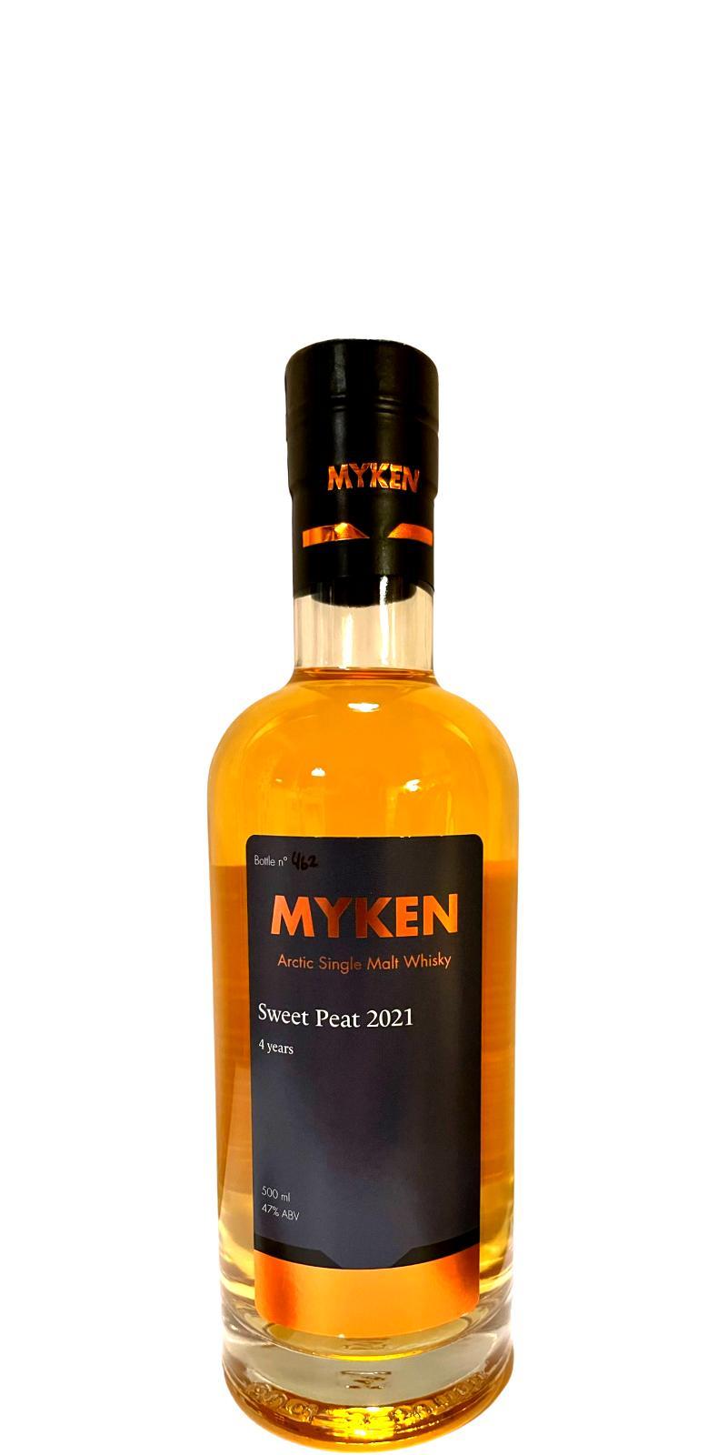 Myken Sweet Peat 2021 Arctic Single Malt Whisky