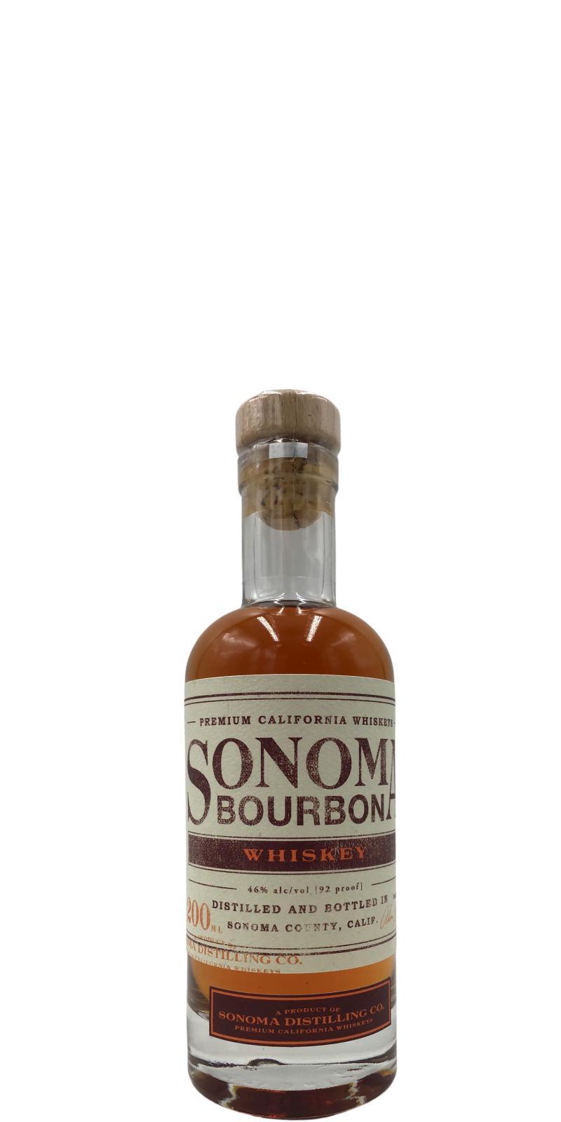 Sonoma County Bourbon  Double Pot Distilled