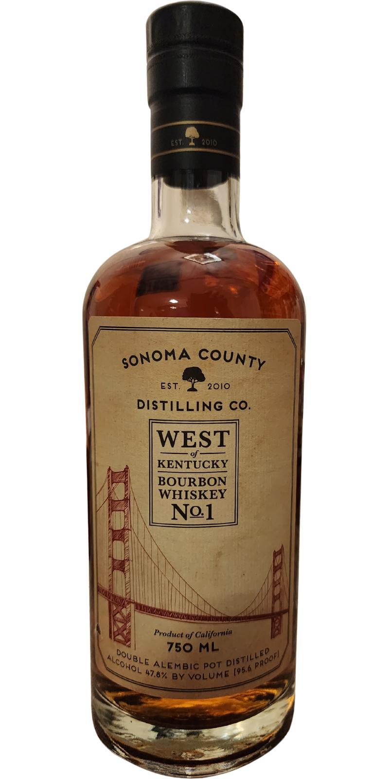 Sonoma County West of Kentucky Bourbon No. 1