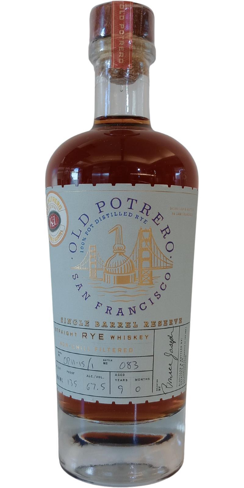 Old Potrero 09-year-old Single Barrel Reserve