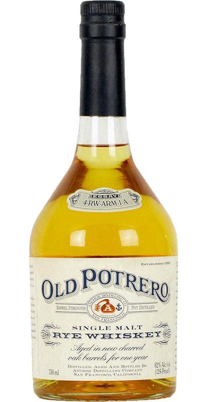Old Potrero 1994 Single Malt Rye Whiskey