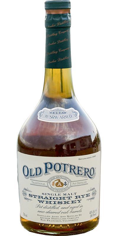 Old Potrero Single Malt Straight Rye Whiskey