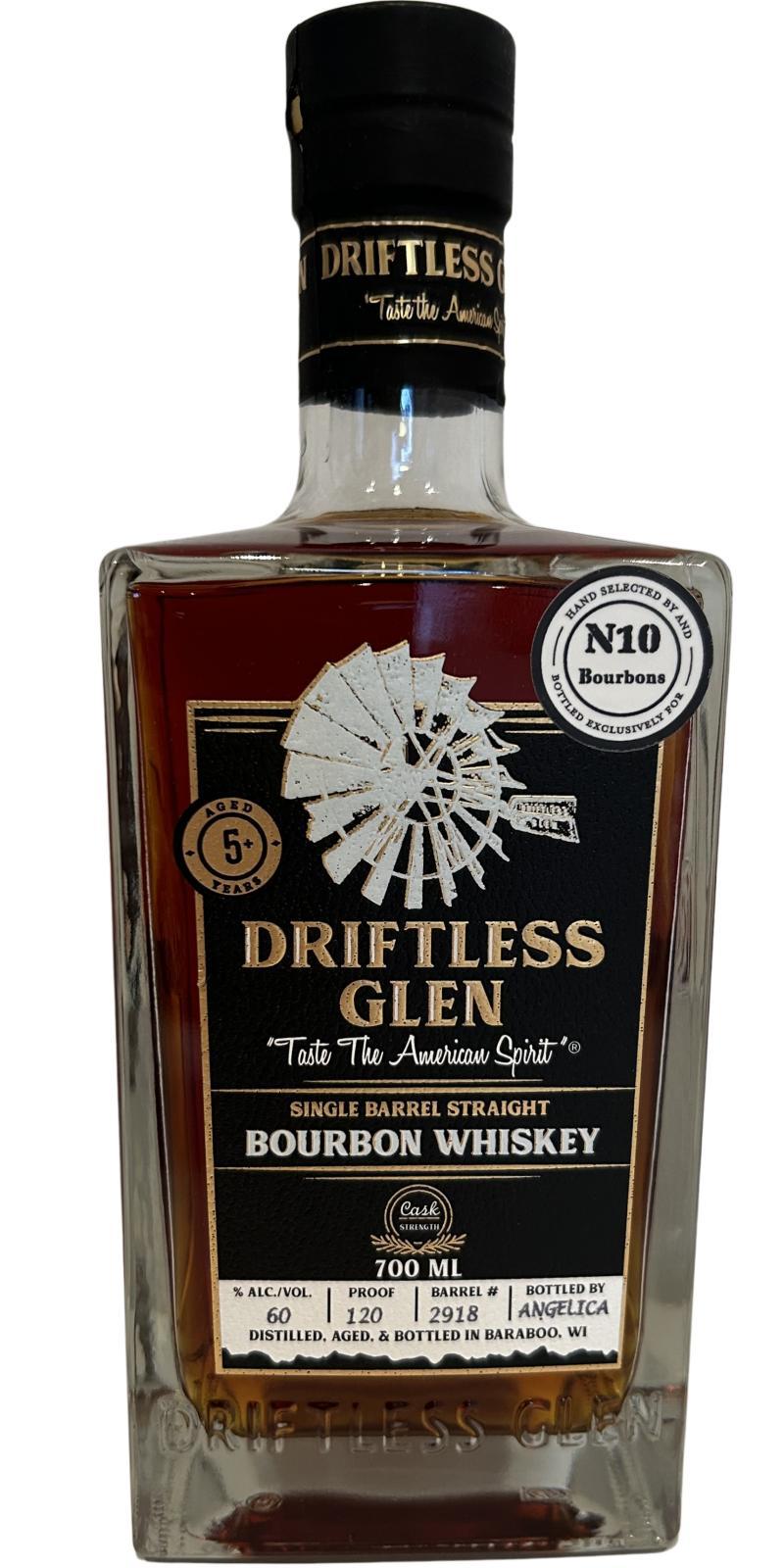 Driftless Glen 05-year-old  Single Barrel Straight Bourbon Whiskey