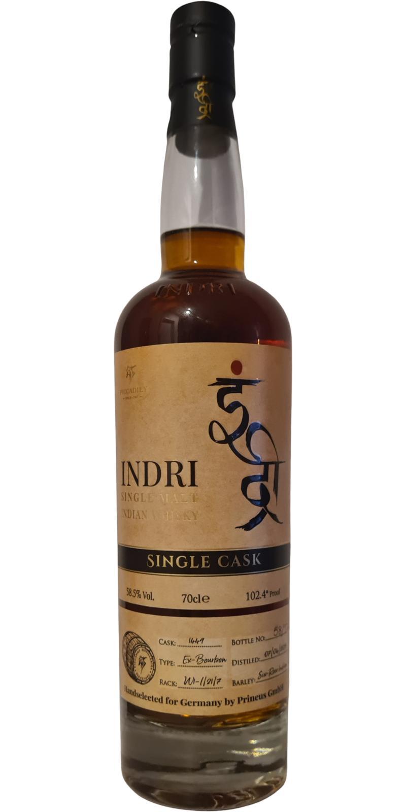 Indri 2015  Single Cask