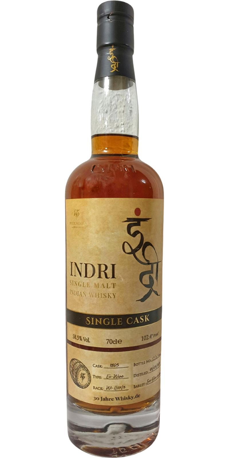 Indri 2015  Single Cask