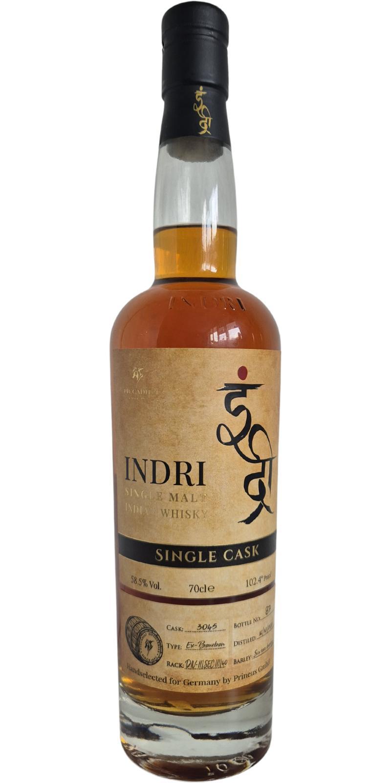 Indri 2017  Single Cask