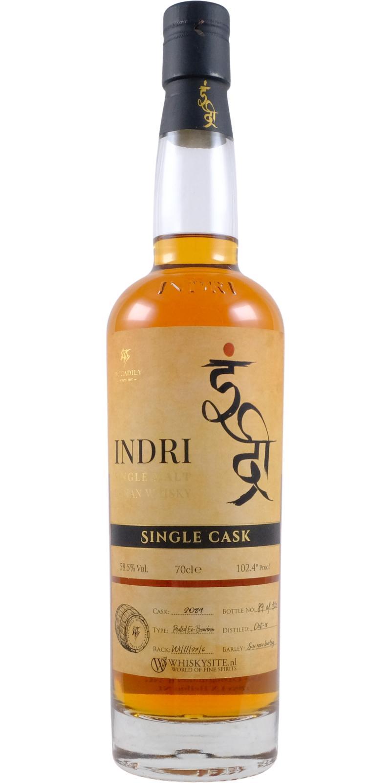 Indri 2018  Single Cask