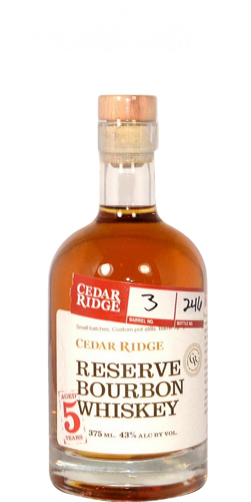 Cedar Ridge 05-year-old Reserve Bourbon Whiskey