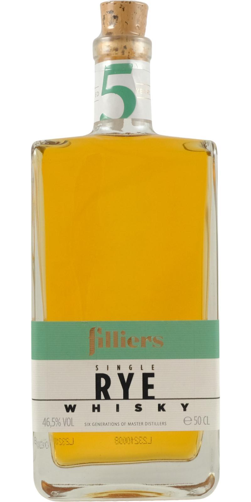 Filliers 05-year-old  Single Rye Whisky