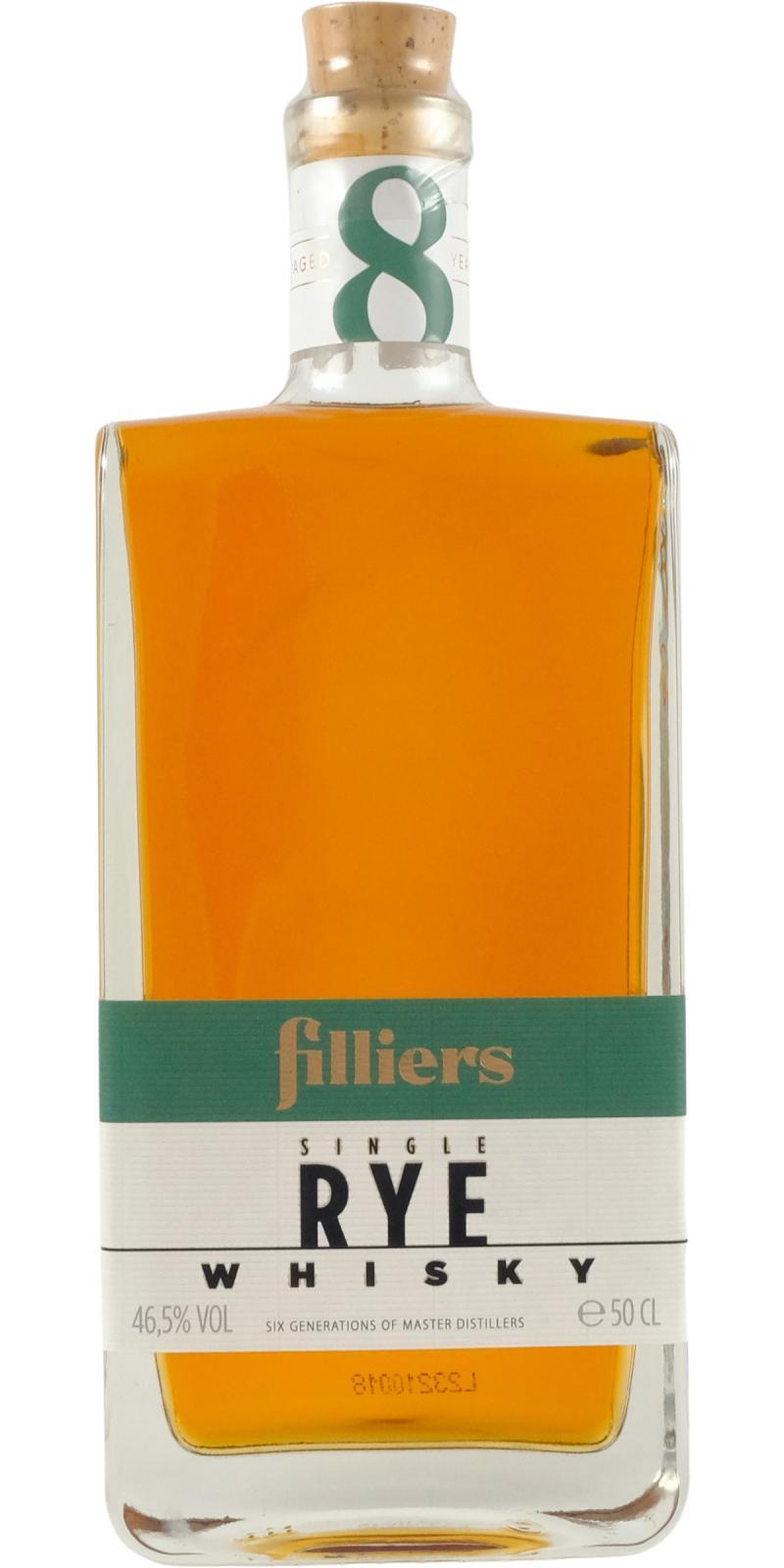 Filliers 08-year-old  Single Rye Whisky