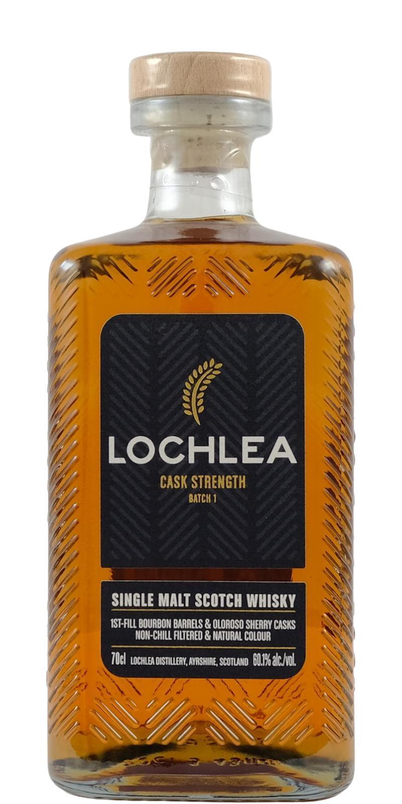 Lochlea Cask Strength  Batch 1