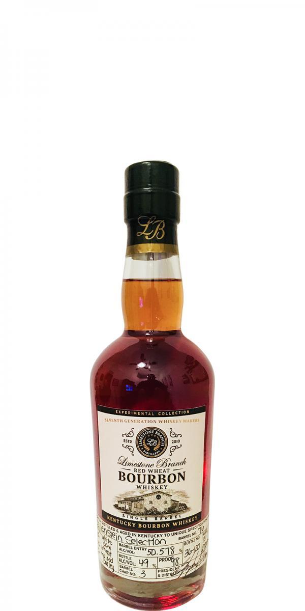 Limestone Branch Red Wheat Bourbon Whiskey  Gallenstein Selection