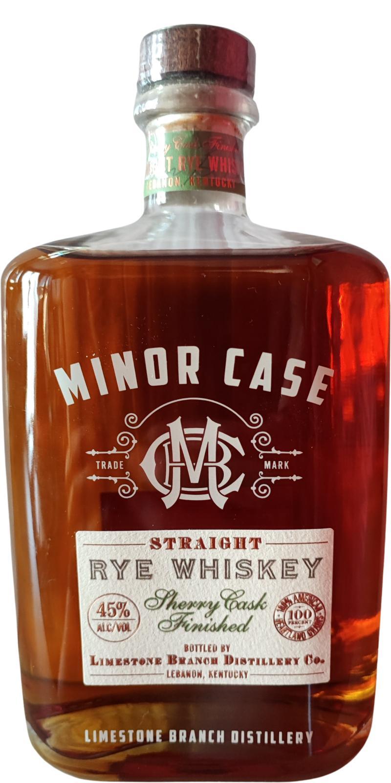 Minor Case Straight Rye Whiskey