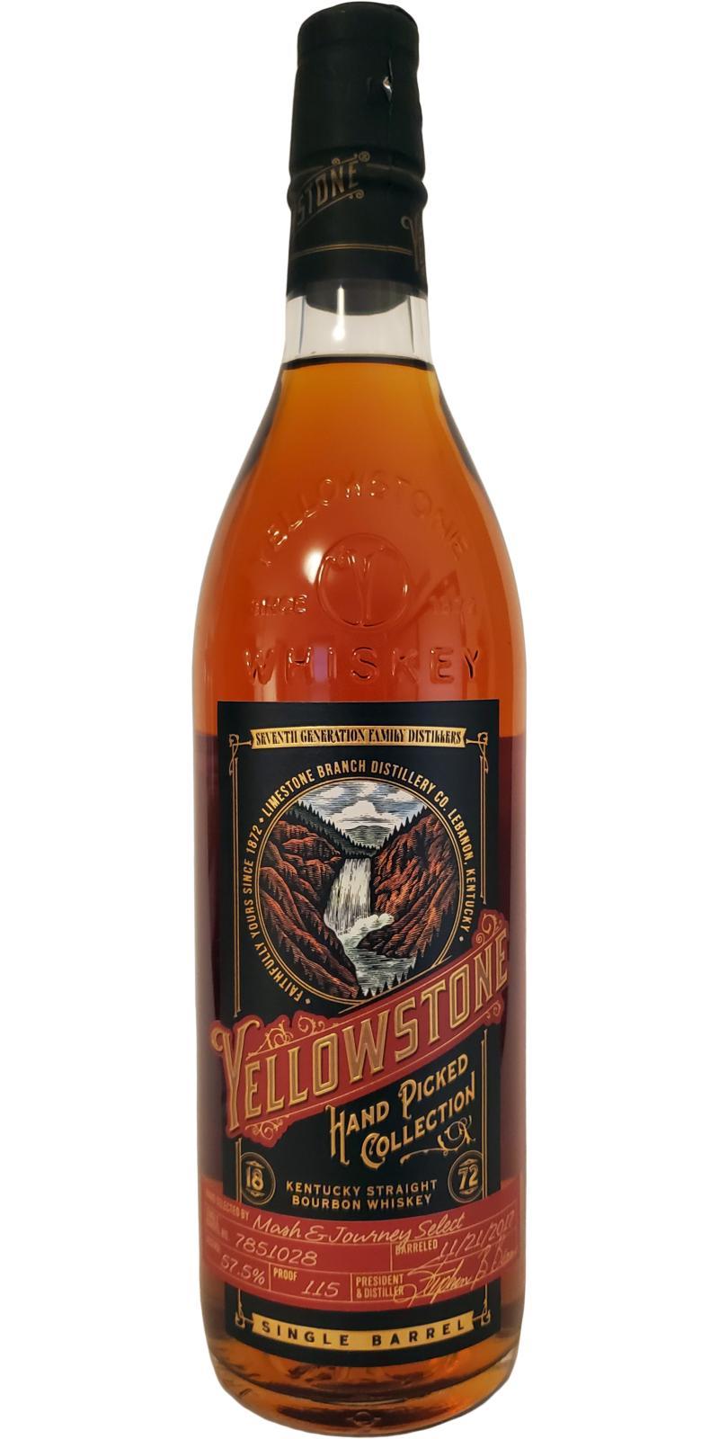 Yellowstone Single Barrel  Hand Picked Collection