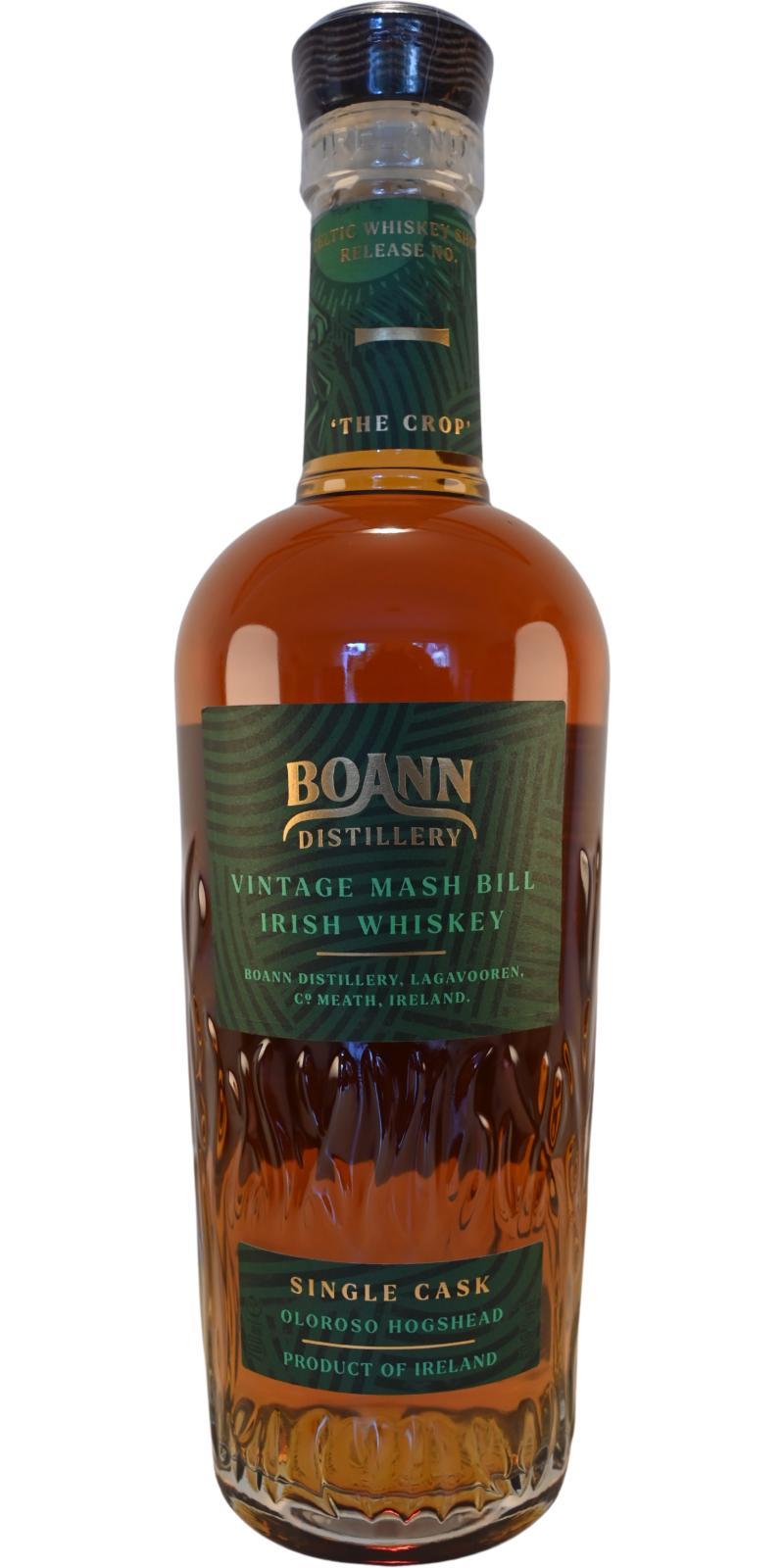 Boann Distillery 2020 Vintage Mash Bill
