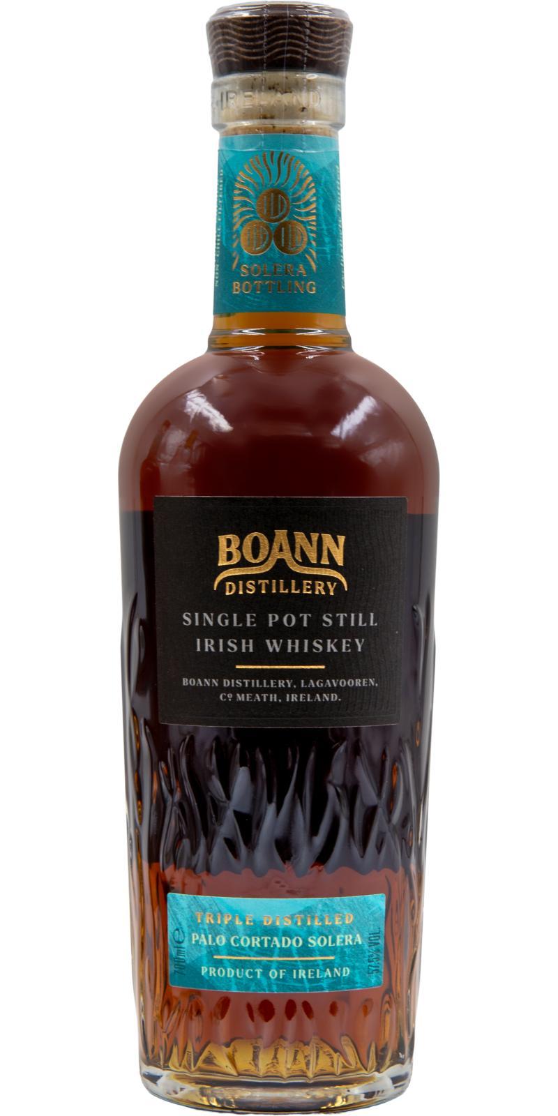 Boann Distillery Palo Cortado Solera Single Pot Still
