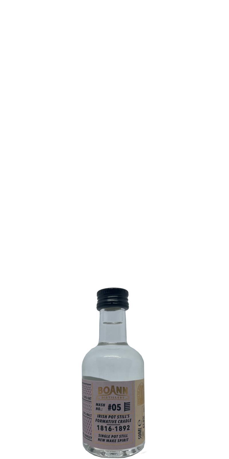 Boann Distillery Single Pot Still - New Make Spirit Mash #05