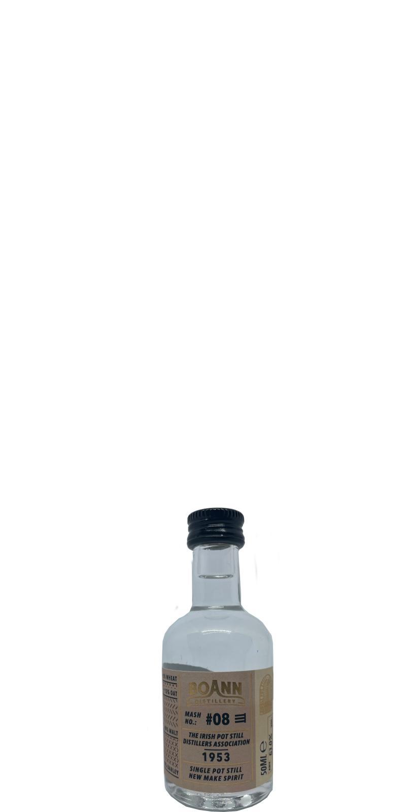 Boann Distillery Single Pot Still - New Make Spirit Mash #08