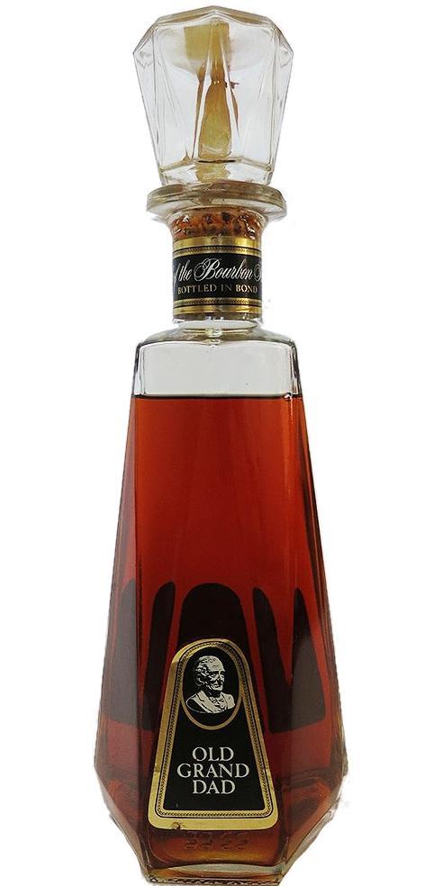 Old Grand-Dad Bottled in Bond  Glass Decanter