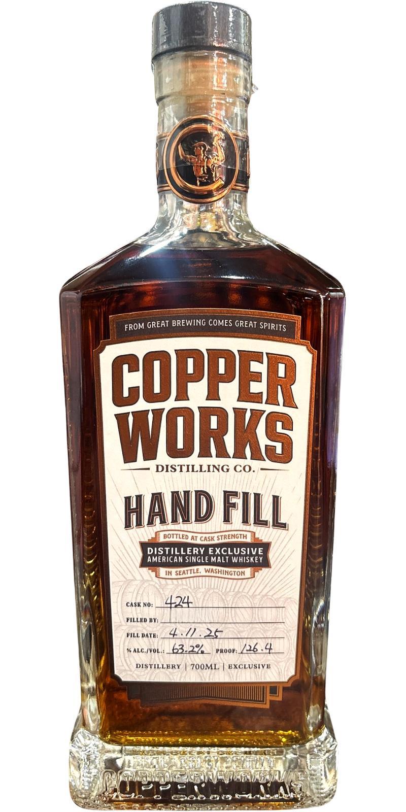 Copperworks 2020  Hand Filled Distillery Exclusive