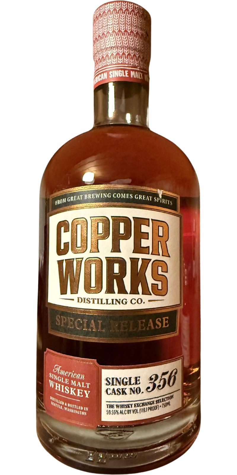 Copperworks Single Cask  Special Release
