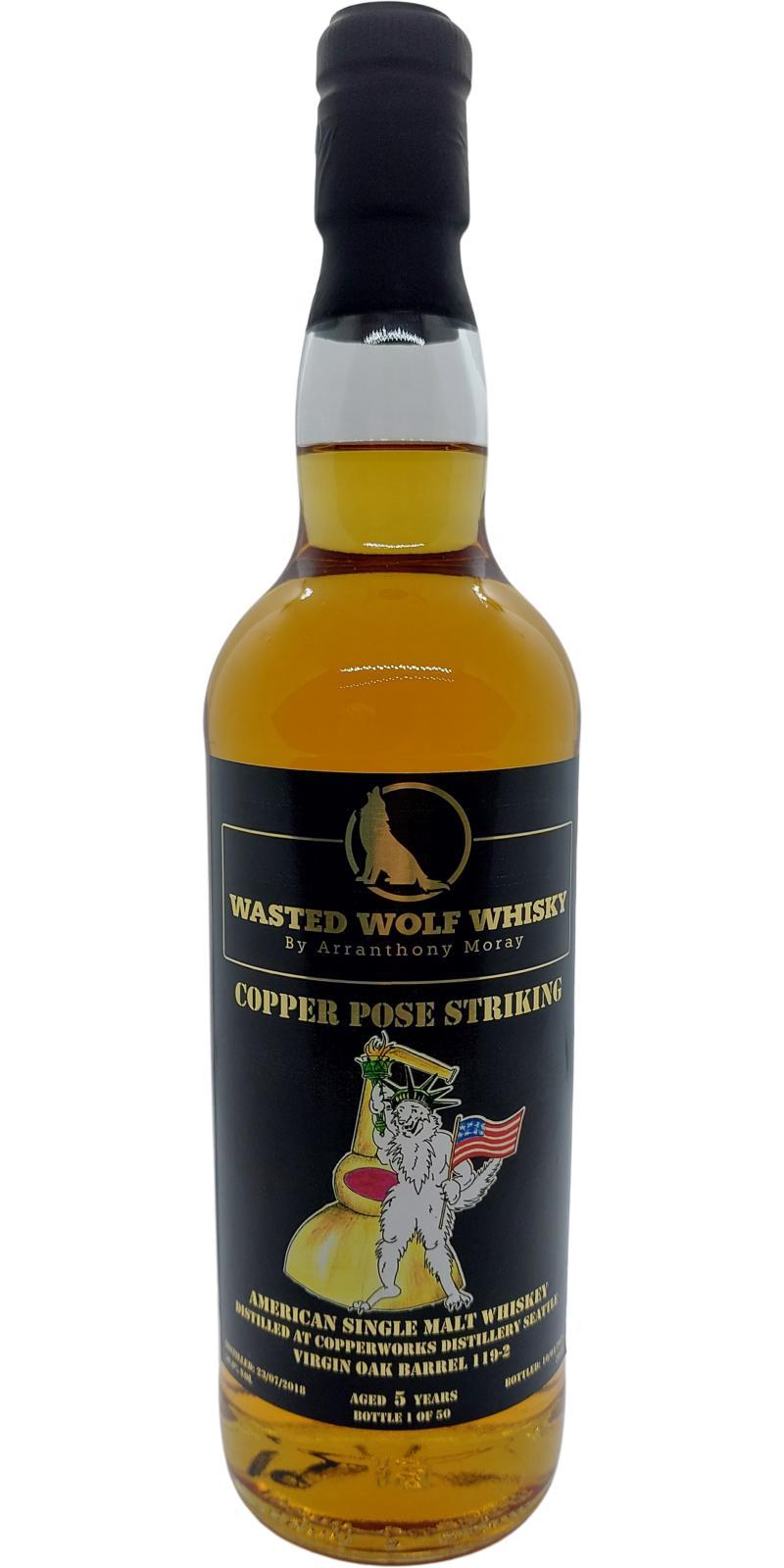 Copperworks 2018 AtMy  Wasted Wolf Whisky