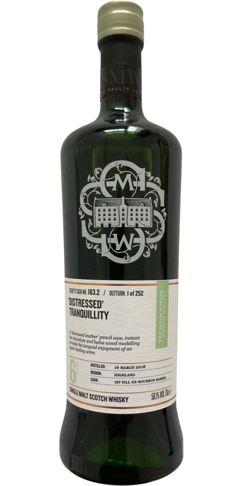 The Hearach 2018 SMWS 163.2  Distressed tranquility