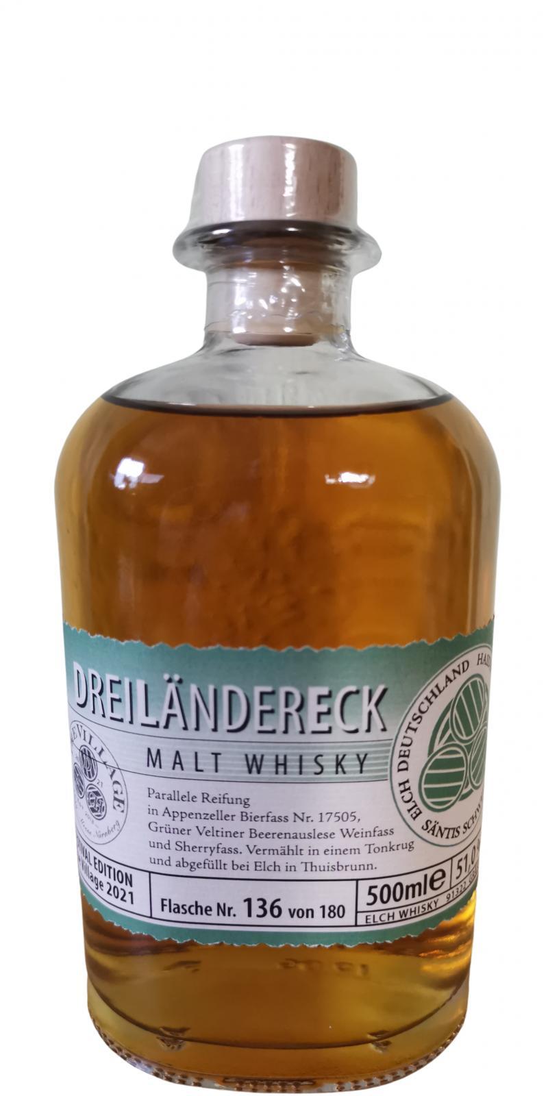 Dreiländereck Malt Whisky Festival Edition - The Village 2021