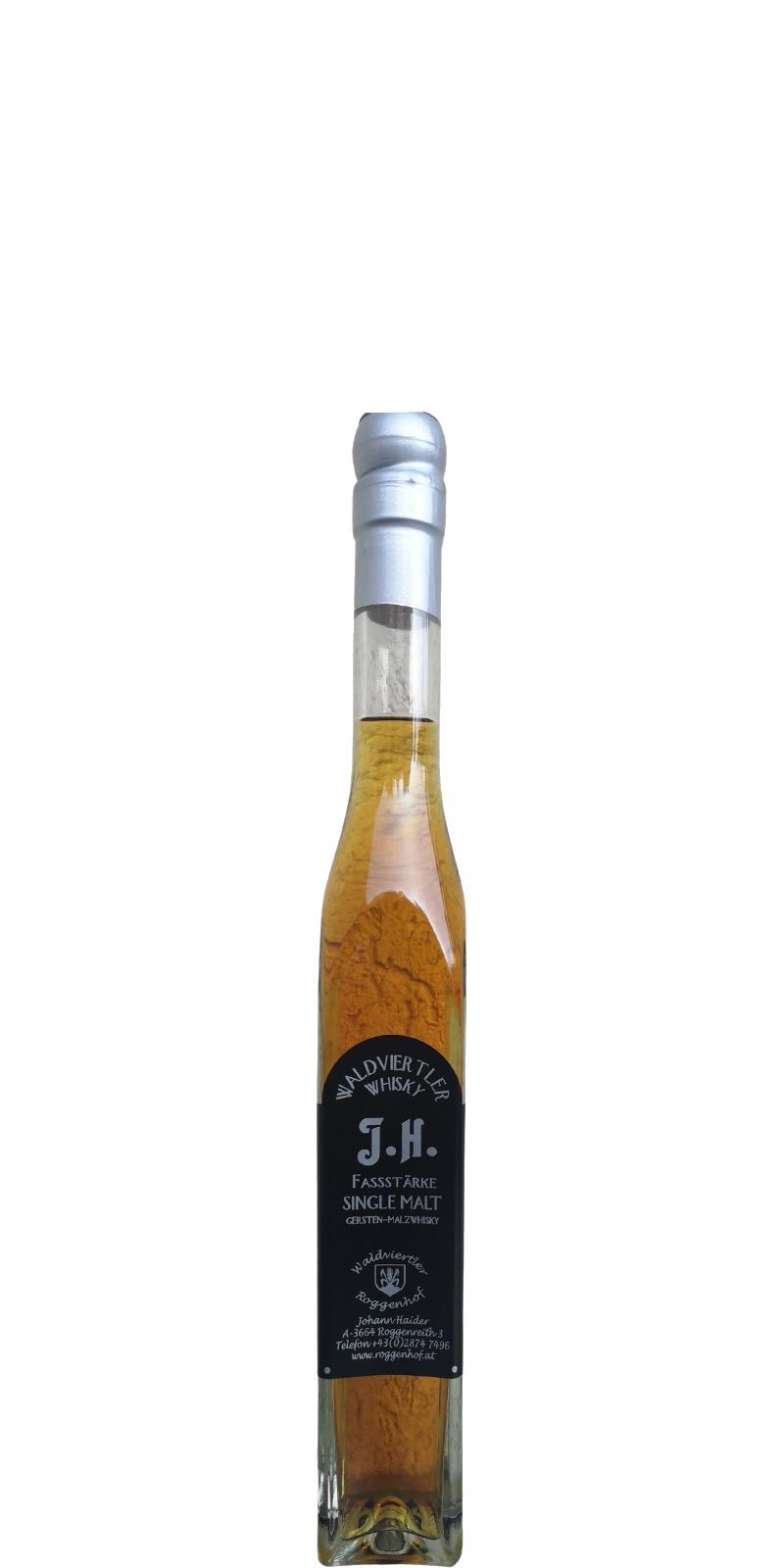 Waldviertler Whisky J.H. Single Malt - Fassstärke